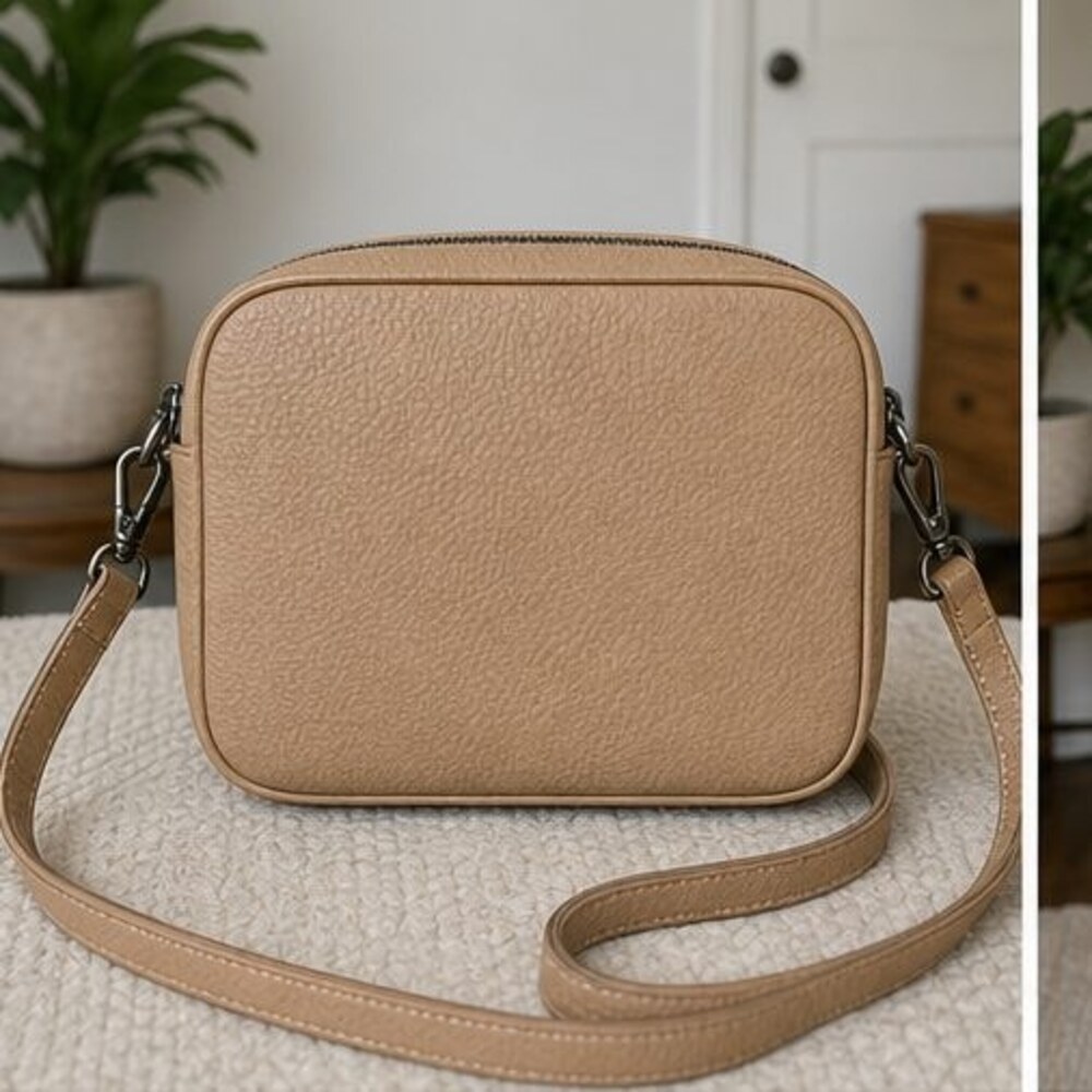 Merlot Nylon Crossbody Bag